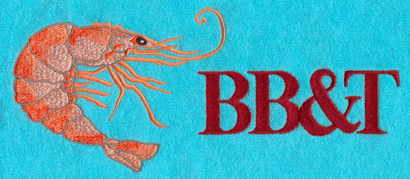 shrimp embroidery design